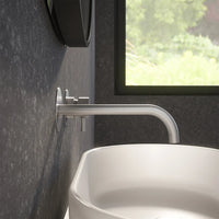 Miscelatore lavabo ad incasso nickel spazzolato | Katharine