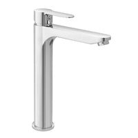 Miscelatore lavabo alto cromato completo di piletta click clack Zoe