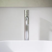 Set miscelatore lavabo alto e bidet senza scarico cromato | Katharine