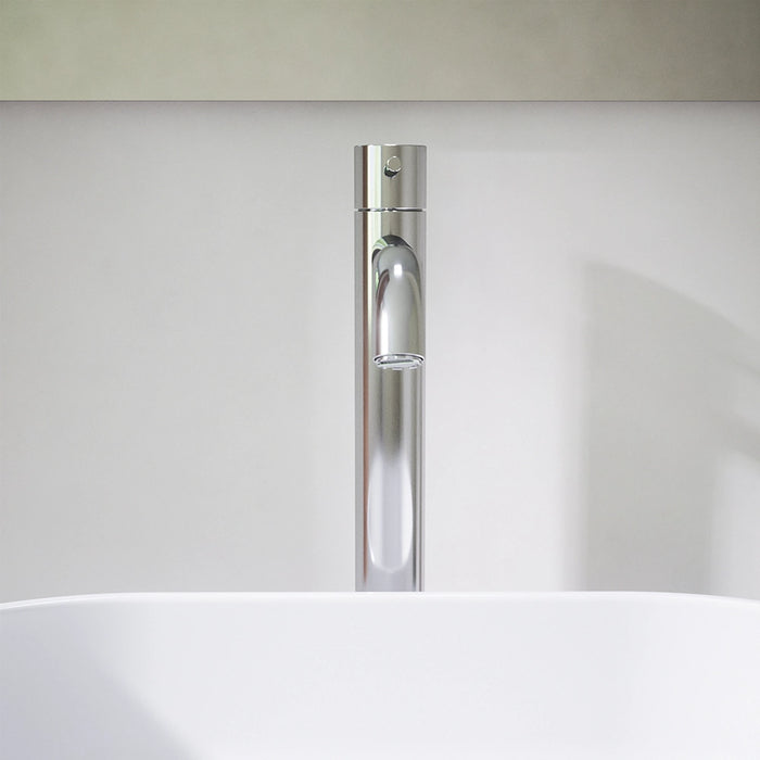 Set miscelatore lavabo alto e bidet senza scarico cromato | Katharine