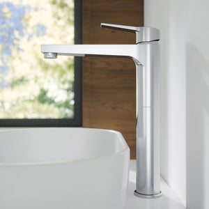 Set miscelatore lavabo alto e bidet senza scarico ed incasso doccia con deviatore in ottone cromato | Sophia