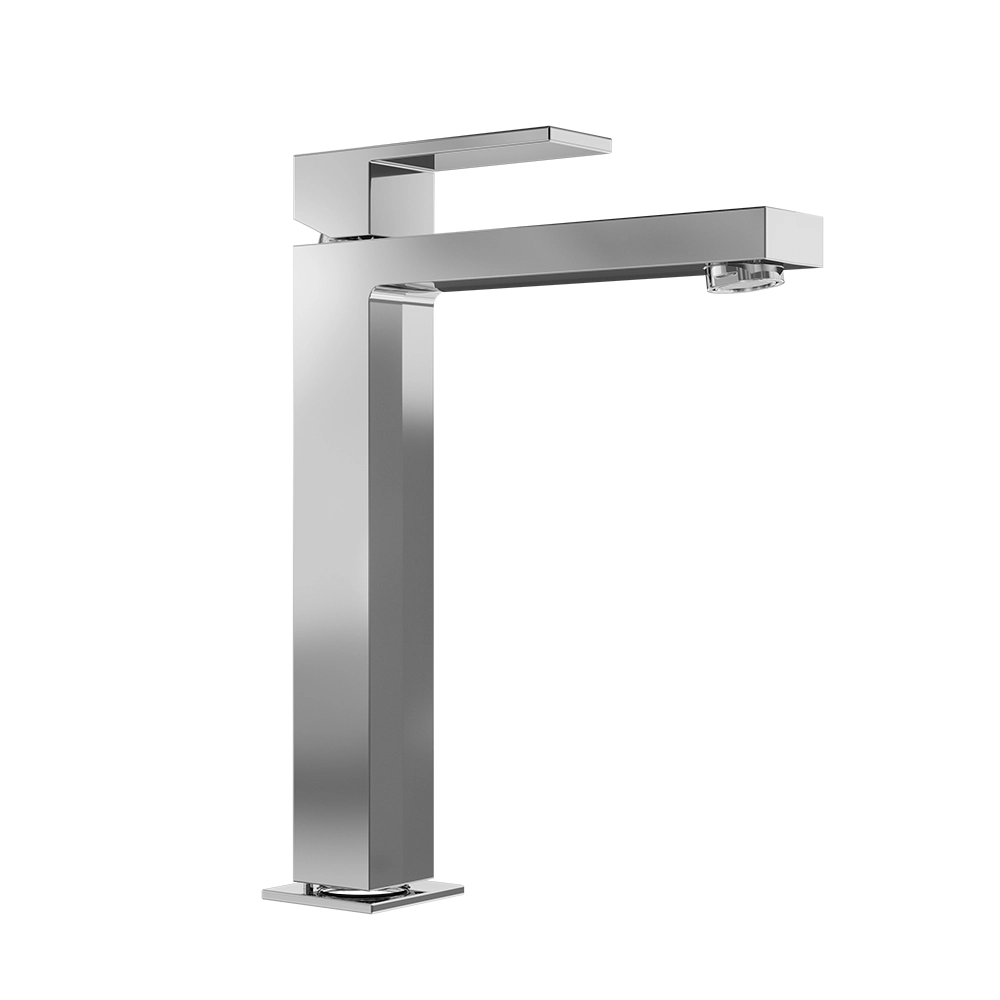 Set miscelatore lavabo alto e bidet senza scarico cromato | Hedy