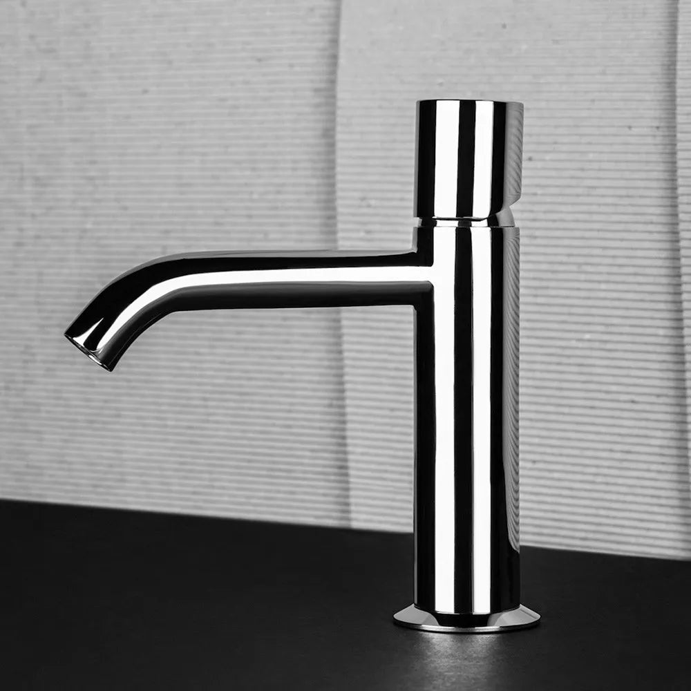 Miscelatore lavabo cromo lucido senza leva di comando  Gemma