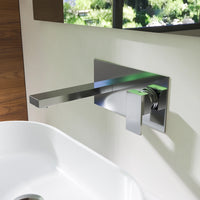 Set miscelatore lavabo ad incasso e bidet ed incasso doccia con deviatore in ottone cromato | Hedy