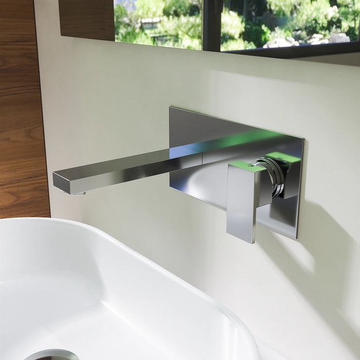 Set miscelatore lavabo ad incasso e bidet senza scarico cromato | Hedy