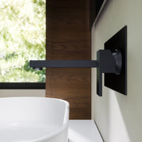 Miscelatore lavabo ad incasso senza scarico nero opaco | Hedy