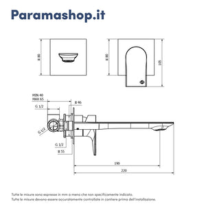 Set miscelatori: lavabo ad incasso, bidet senza scarico ed incasso doccia con deviatore nickel spazzolato | Rita