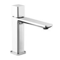 Miscelatore lavabo bocca lunga in ottone con manopola e piletta click clack Lotus