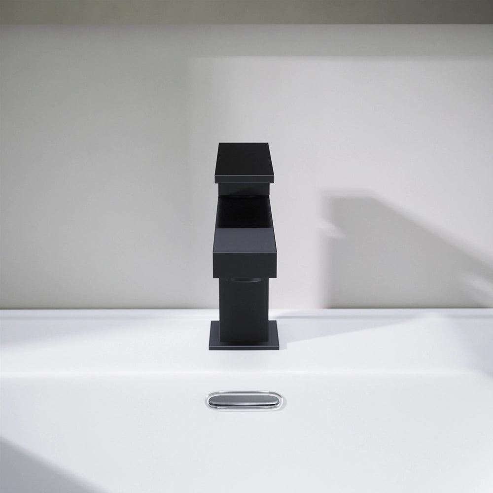 Miscelatore lavabo senza scarico nero opaco | Hedy