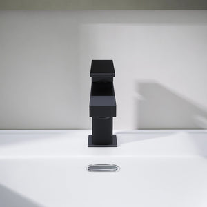 Miscelatore lavabo senza scarico nero opaco | Hedy