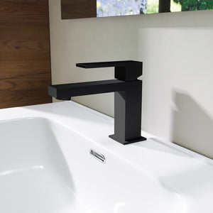 Miscelatore lavabo senza scarico nero opaco | Hedy