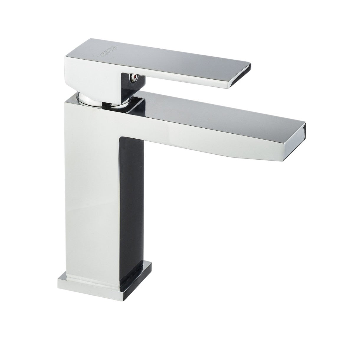 Miscelatore lavabo 1 leva quadrato cromato manhattan