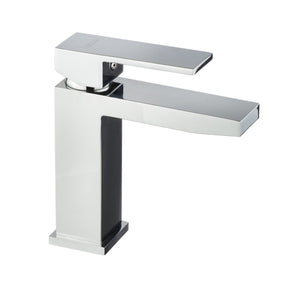 Miscelatore lavabo 1 leva quadrato cromato manhattan