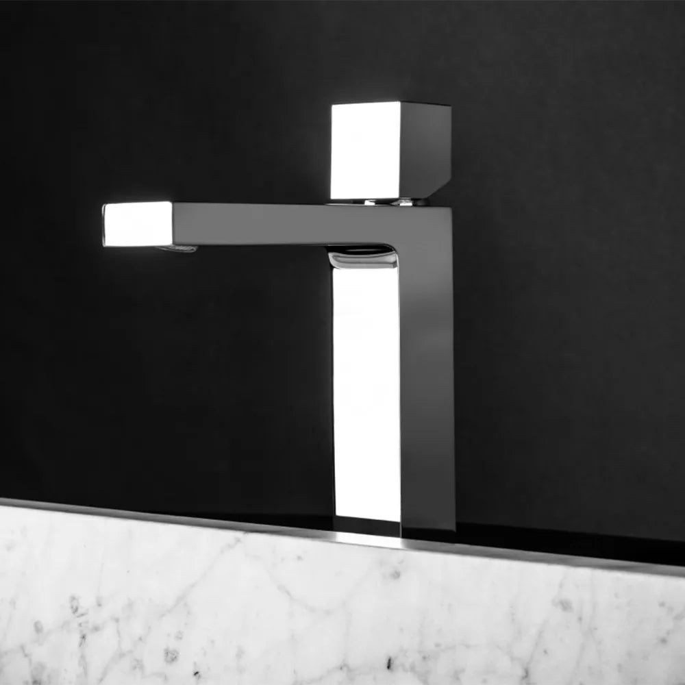 Miscelatore lavabo senza leva cromato lucido  Torre