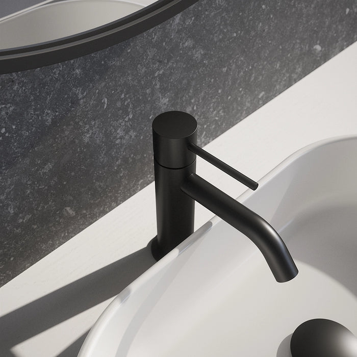 Miscelatore lavabo senza scarico nero opaco | Katharine