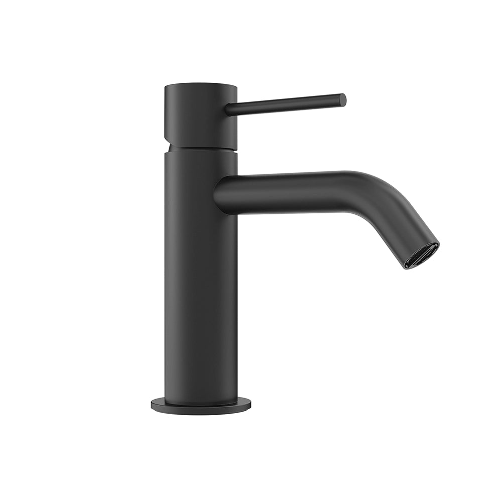 Set miscelatore lavabo e bidet senza scarico nero opaco | Katharine