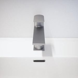 Set miscelatori: lavabo, bidet senza scarico ed incasso doccia con deviatore nickel spazzolato | Rita