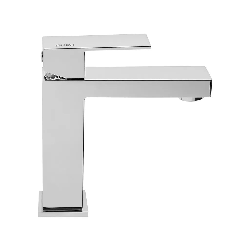 Miscelatore lavabo squadrato con piletta automatica inclusa Linea Italia