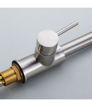 Miscelatore Lavello Cucina Doccia Estraibile Professionale Cromato Rubinetto         