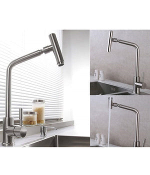 Miscelatore Lavello Cucina  69160 Canna Alta Lavandino Acciaio Rubinetteria         