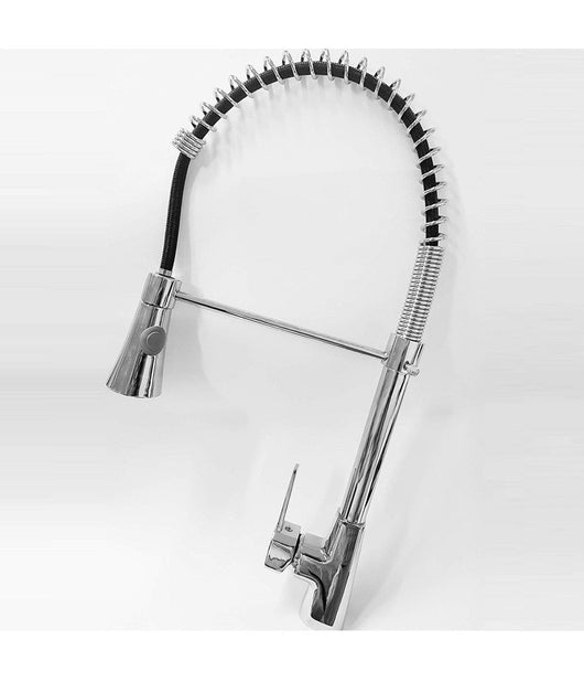 Miscelatore Lavello Nero  52921 Argento Cromato Monocomando Rubinetteria         