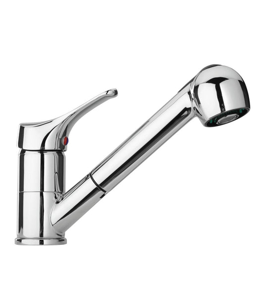 Miscelatore Monocomando Per Lavello Cucina Doccetta Estraibile Flessibile         