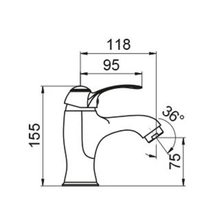 Miscelatore ottone antico Bologna lavabo