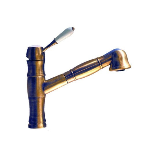 Miscelatore Cordoba colore ottone antico e ceramica