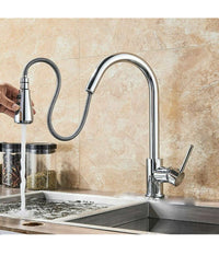 Miscelatore Per Cucina Rubinetto Con Doccetta Estraibile Monocomando Cromato 79570         