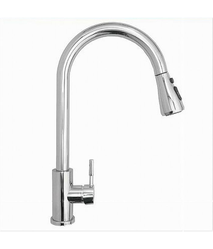 Miscelatore Per Cucina Rubinetto Con Doccetta Estraibile Monocomando Cromato 79570         