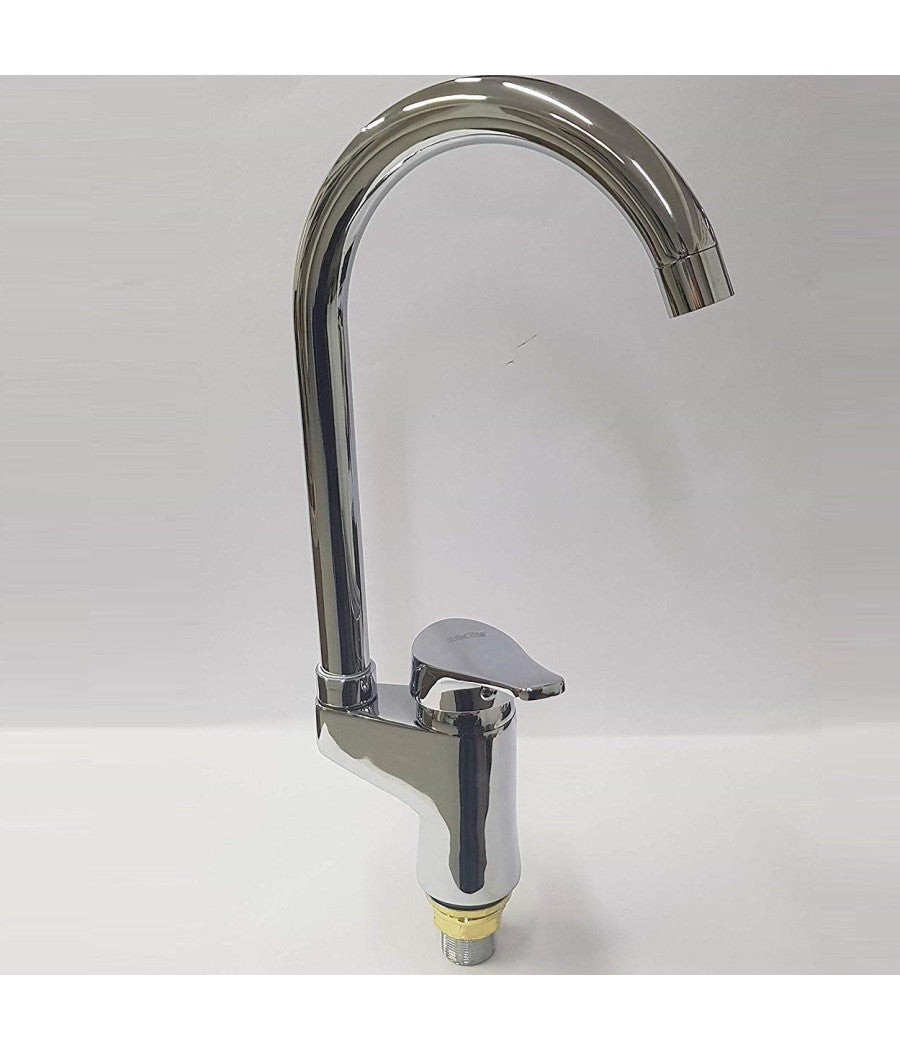 Miscelatore Rubinetto Canna Alta  52963 Doppio Foro Monocomando Rubinetteria         