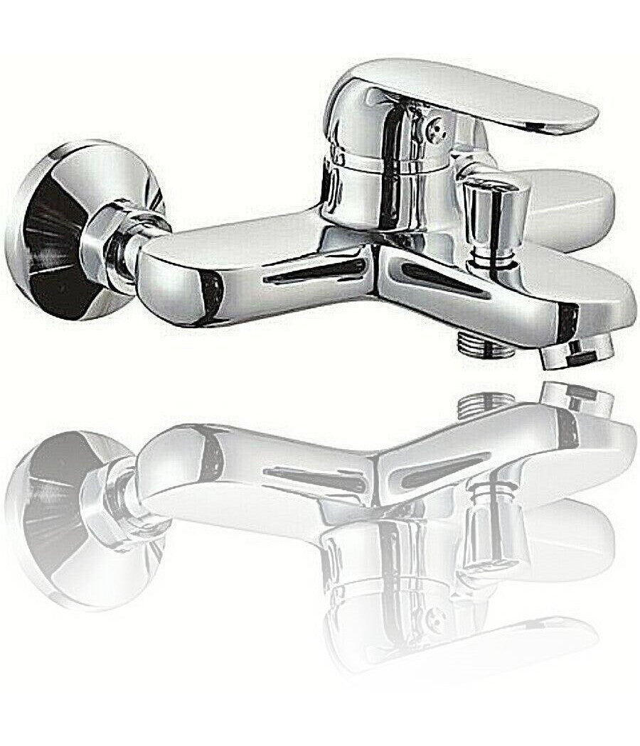 Miscelatore Rubinetto Con Deviatore Vasca Da Bagno Monocomando Cromato 52955         