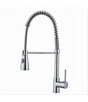 Miscelatore Rubinetto Con Doccetta A Molla Canna Alta Isola Per Cucina 87464         