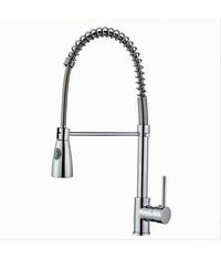 Miscelatore Rubinetto Con Doccetta A Molla Canna Alta Isola Per Cucina 87464         