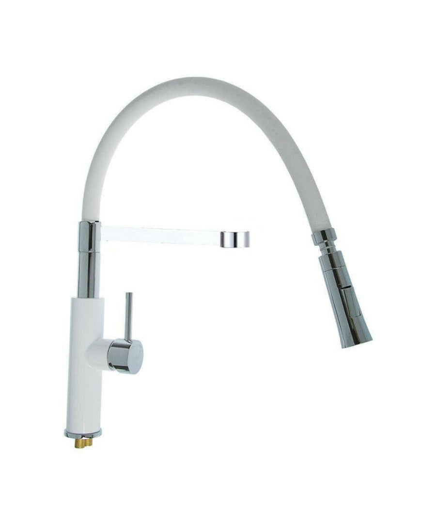 Miscelatore Rubinetto Lavello Cucina Con Doccetta Monocomando Canna Alta 59594         