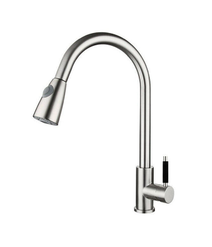 Miscelatore Rubinetto Lavello Cucina Getto Lavabo Con Doccetta Estraibile 59595         