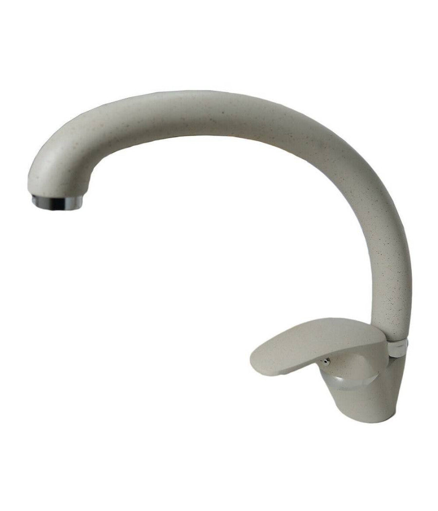 Miscelatore Rubinetto Monocomando Per Lavello Cucina Canna Curva Avena 63001         