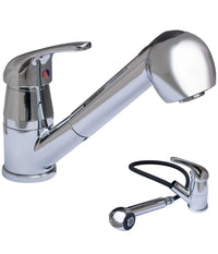 Miscelatore Rubinetto Per Lavello Cucina Con Doccetta Estraibile Flessibile 52336         