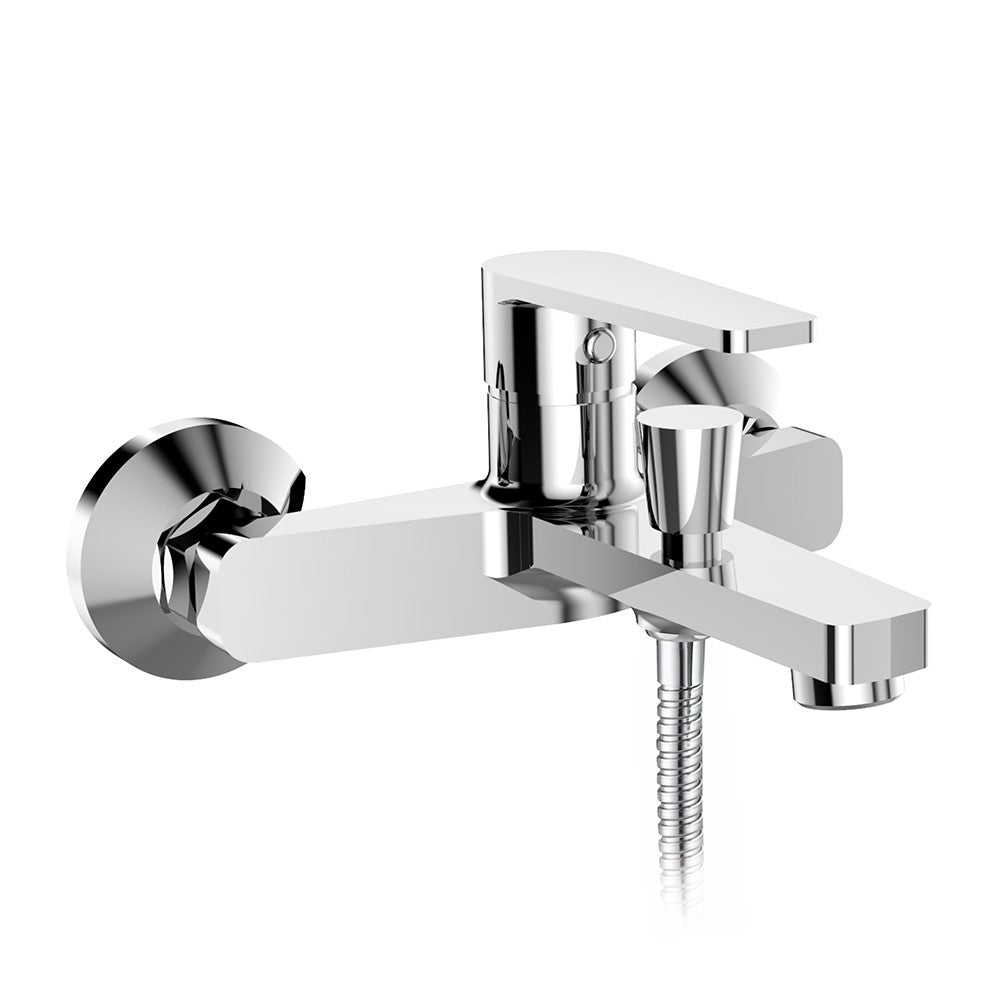 Miscelatore vasca con duplex cromato serie Recta