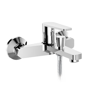 Miscelatore vasca con duplex cromato serie Recta