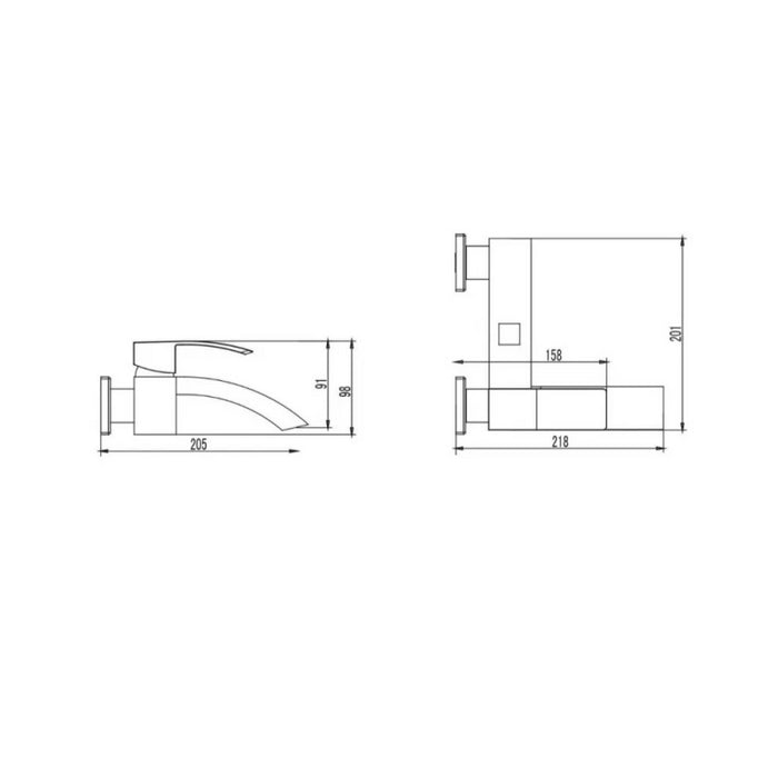 Miscelatore vasca cromato Riga