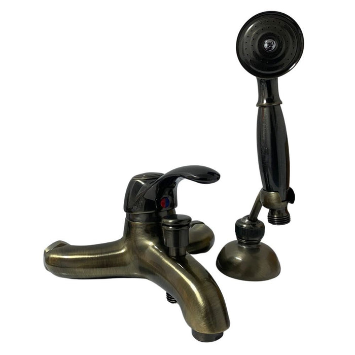 Miscelatore vasca da bagno ottone antico con doccia Bologna