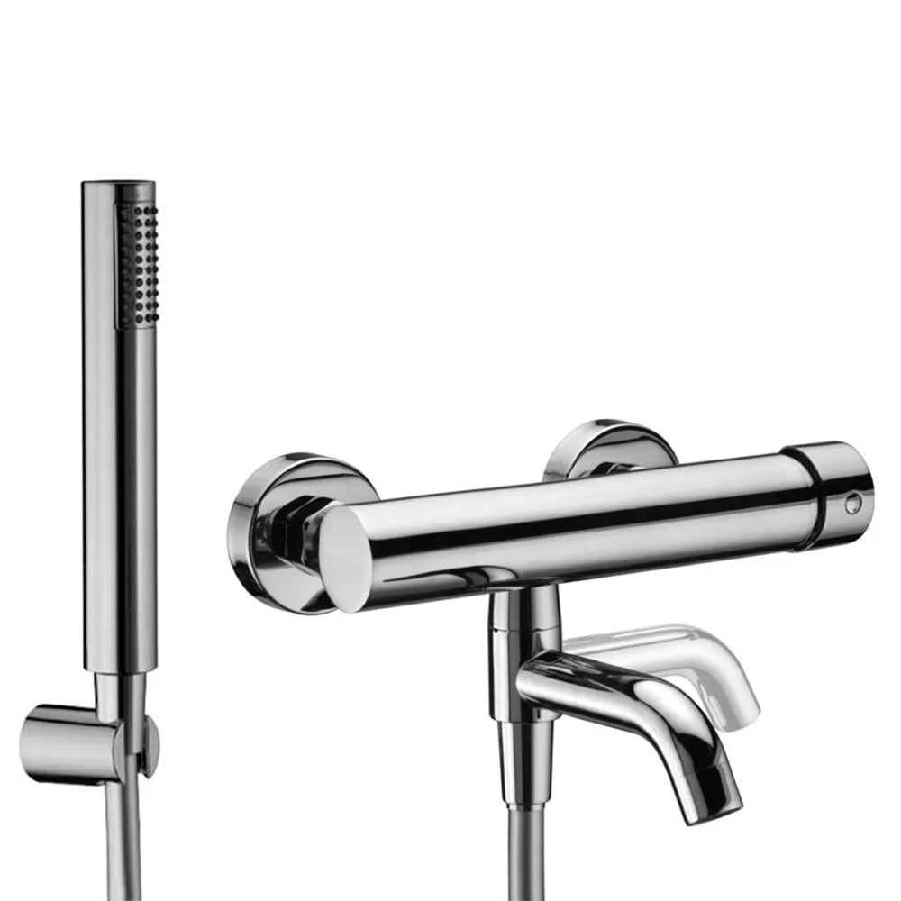 Miscelatore vasca esterno cromato con duplex e kit doccino  Gemma