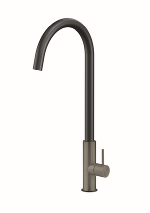 Miscelatore ACQUAMIX 9242 con canna girevole BLACK- GUN METAL 9242MISCINOX.L82