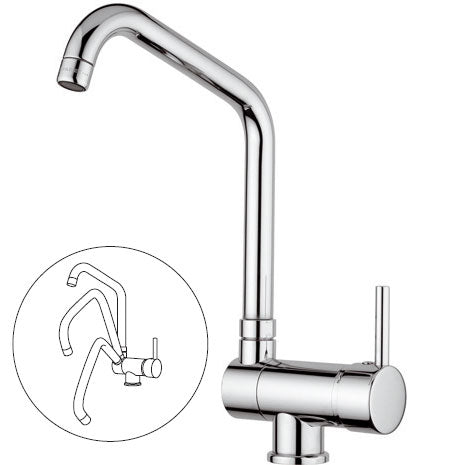 Miscelatore ACQUAMIX 9210 sottofinestra canna alta girevole 9210MISCCRM