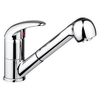 Miscelatore ACQUAMIX 9221 canna bassa girevole e doccia estraibile 9221MISCCRM