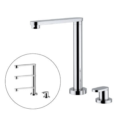 Miscelatore ACQUAMIX 9230 sottofinestra con canna piatta 9230MISCCRM