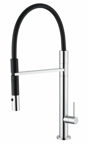 Miscelatore ACQUAMIX 9108 con mollettone, particolari neri 9108MISCCRM