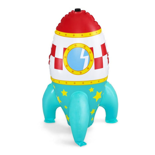 Trade Shop - Missile Gioco Spruzza Acqua Gonfiabile A Razzo Spaziale Bambini 61x64x102cm 52572 -
