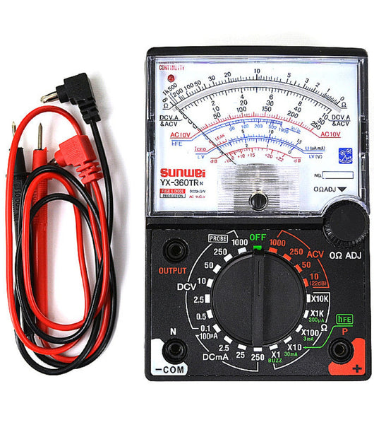 Misuratore Analogico Portatile Voltmetro Amperometro Ohmmetro Yx-360trn         